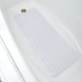 thumbnail image 1 of Mainstays Oversized Tub Mat, 39.5 x 15.8 inches, Sturdy Plastic, Clear, 1 of 5