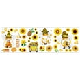 thumbnail image 2 of Agiferg Sunflower Dwarf Doll Sticker Cartoon Graffiti Window Sticker Children's Room, 2 of 6