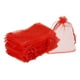 thumbnail image 1 of 50uds Organza Bolsas 11x16cm Cordón Favor Bolsas Transparente Malla Bolsa para Regalo Joyería Boda Fiesta Navidad Dulces Rojo, 1 of 7