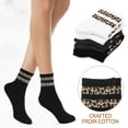 thumbnail image 3 of Nestingho 6Pares Calcetines Animal Print Mujer Estilo Cheetah Cómodos Y Elásticos Para Uso Diario, 3 of 6
