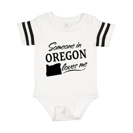 

Inktastic Someone in Oregon Loves Me Gift Baby Boy or Baby Girl Bodysuit