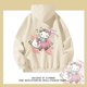 thumbnail image 2 of Sudadera con capucha de Hello Kitty de Sanrios para niñas, abrigo holgado de algodón para otoño e invierno, suéter bonito para parejas, camisetas informales, 2 of 5