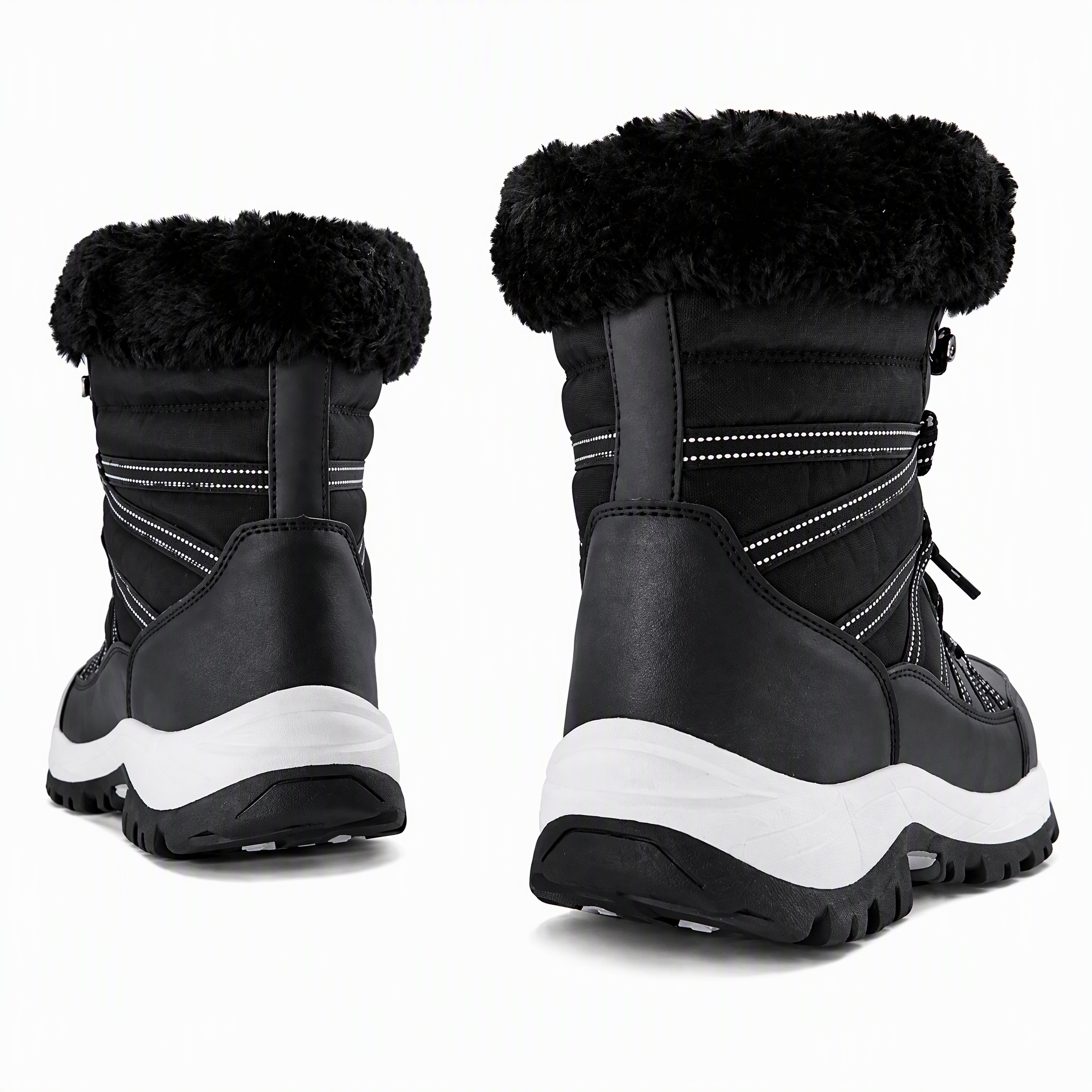 Stepedia Women's Winter Snow Boots with Faux Plush Lining photo 7