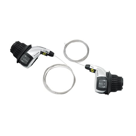 - Shimano Tourney 7 Speed Revo Twist Shifter L&R Set SL-RS45 w/ Shift Cables 3x7
