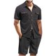 thumbnail image 1 of Eres Más Que una Camisa de Puntuación de Prueba de Color Sólido Casual con Cuello, Bolsillo con Botones de Manga Corta, 1 of 9