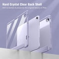 thumbnail image 3 of Funda compatible con iPad de 10.ª generación (2022, 10,9 pulgadas) - [Ultradelgada] Funda transparente a prueba de golpes con portalápices integrado y función de encendido y apagado automático, 3 of 5