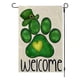 thumbnail image 2 of CaiYueKe St. Patrick's Day Garden Flag Outdoor Decor Polyester Clover Shamrock Patio Yard Banner Holiday Seasonal Spring Irish Party Welcome Decoration, 2 of 6