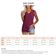 thumbnail image 5 of Camisetas sin mangas con cuello en V, chalecos casuales sin mangas con cuello en V, camisetas sin mangas cómodas de verano para mujer, camisetas sin mangas sólidas de rendimiento, 5 of 5