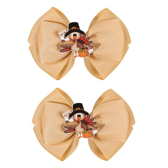 Yammee Turkey Fashion Hair Clip For Kids Thanksgiving Party Comfortable Hairgrips