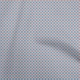 thumbnail image 1 of oneOone Cotton Silk Medium Blue Fabric Asian Ikat Sewing Craft Projects Fabric Prints by Yard 42 Inch Wide, 1 of 4