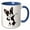 Blue/White, variant on 3drose, Funny Cool Boston Terrier Dog Dabbing Dab Dancing, 11oz Magic Transforming Mug
