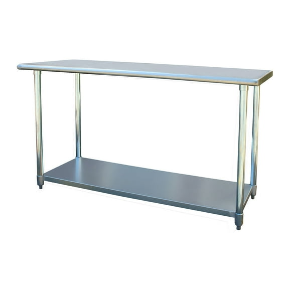 Offex Stainless Steel Work Table 24" x 60" - Silver