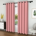 thumbnail image 6 of Lfeey Blackout Curtains, Room Darkening Living Room Bedroom, 52x63 inch, Pink, Set of 2, 6 of 6
