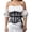 Black, variant on Underbust Corset Belt for Women Breathable Mesh Lace Up Boned Waist Cincher Shapewear for Weddings & Going out