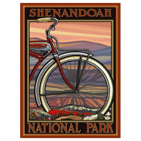 Shenandoah National Park Old Half Bike Travel Art Print Poster by Paul A. Lanquist (9