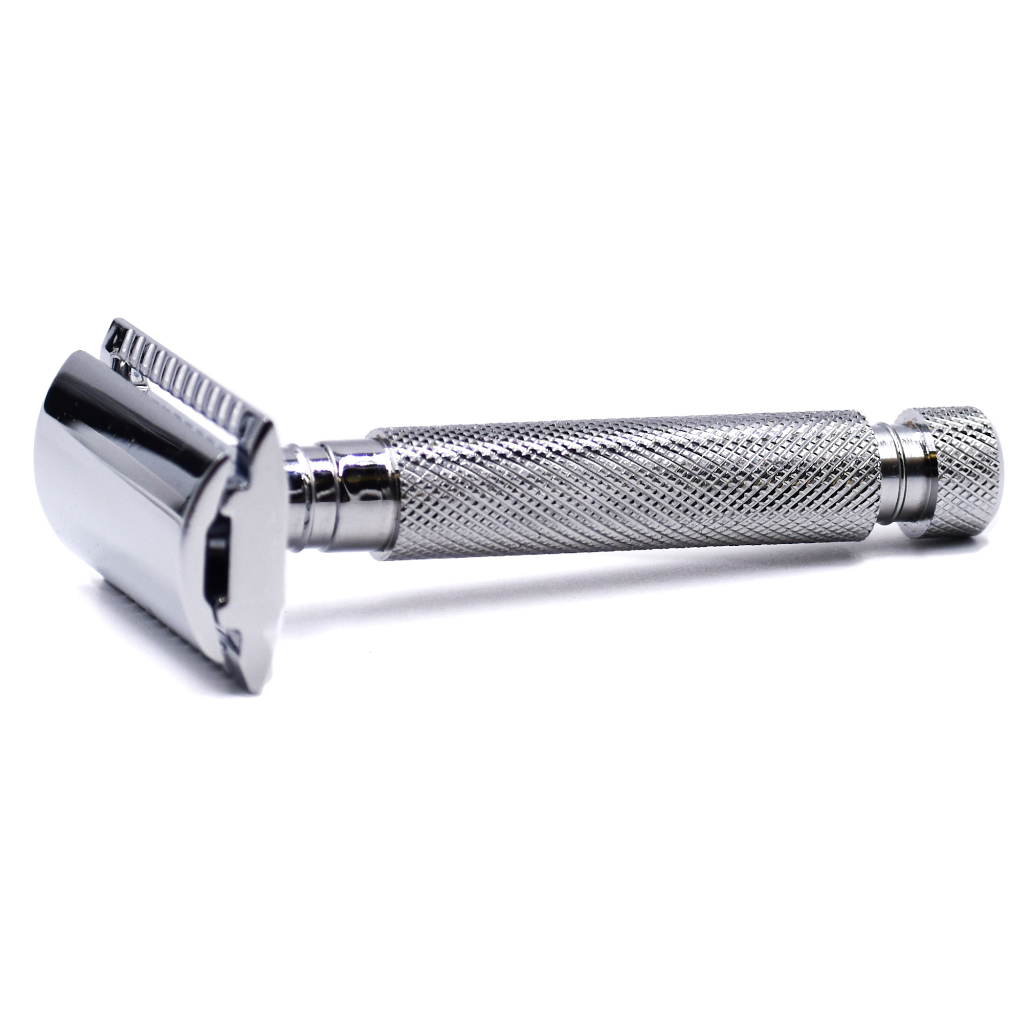 Parker Safety Razor, 97R Traditional Short Handle Double Edge Safety Razor & 5 Blades