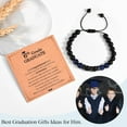 thumbnail image 2 of 2025 Men's High School/kindergarten/pre-school/fifth/sixth/eighth Grade/college/master's/middle School Graduation Gift Bracelet for Son Grandson Nephew Boyfriend Friend, 2 of 6