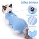 thumbnail image 3 of Traje de rehabilitación para gatos adecuado para traumatismos abdominales y espasmos posoperatorios, adecuado para gatos, perros y traje corporal quirúrgico respirable., 3 of 6