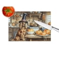 thumbnail image 5 of Cocker Spaniel Fall Kitchen Pumpkins Glass Cutting Board Large 12 in x 15 in, 5 of 5
