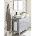 thumbnail image 3 of Amerock Mulholland Polished Nickel Single Prong Robe Hook, 3 of 7