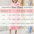 thumbnail image 2 of Cethrio Kids Girls Sleepwear Robes, Long Sleeve Soft Thermal Flannel Girls' Bathrobes Blue Size 3-15T, 2 of 5