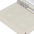 thumbnail image 3 of 100 Envelopes Money Saving Challenge Binder Reusable A5 Budget Binder 25 Sheets Transparent Savings Challenge Budget Book for Money Management Violet, 3 of 3