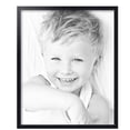 thumbnail image 2 of ArtToFrames 18" x 22" Contemporary Black Picture Frame, 18x22 inch Black Wood Poster Frame (WOM-4730),  Pack, 2 of 7