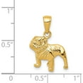 thumbnail image 5 of 14K Yellow Gold Bulldog Pendant (21 X 15) Made In Peru k3426, 5 of 6