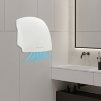 Electric Hand Dryer, Commercial Automatic Hand Air Dryer for Mall Office Restaurant Club Bathroom 1200W White