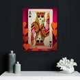 thumbnail image 5 of Nawypu  Retro Playing Card Canvas Poker Wall Art Prints,Modern Minimalist Joker Jack Queen King Prints Decor for Bedroom Living Room Bar Ready To Hang  Queen, 5 of 5