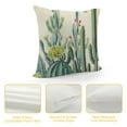 thumbnail image 4 of GOSMITH Hand Painted Green Cactus Plants In The Desert Inspiration  Cushion Cover Case For Sofa Living Room Family Office Decorative Throw Lumbar Pillow Case Cushion Cover Rectangle, 4 of 5