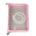 thumbnail image 1 of 6 Ring Binder Cover Soft Refillable Paper Binder Clear Soft Notebook Cover for Refillable Notebook Meeting Travel Office Supplies judicious, 1 of 6
