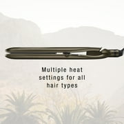 Conair Wild Primrose Professional 1 Ceramic Flat Iron Hair Straightener, Brown, Model CS650