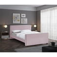 thumbnail image 2 of Meridian Furniture Dillard Pink Velvet Full Bed, 2 of 6