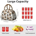 thumbnail image 4 of Vintage Dog Lunch Bag - Retro Hunting Dog Illustration, Insulated Tote for Outdoor Enthusiasts (Classic Canine Art), 4 of 4