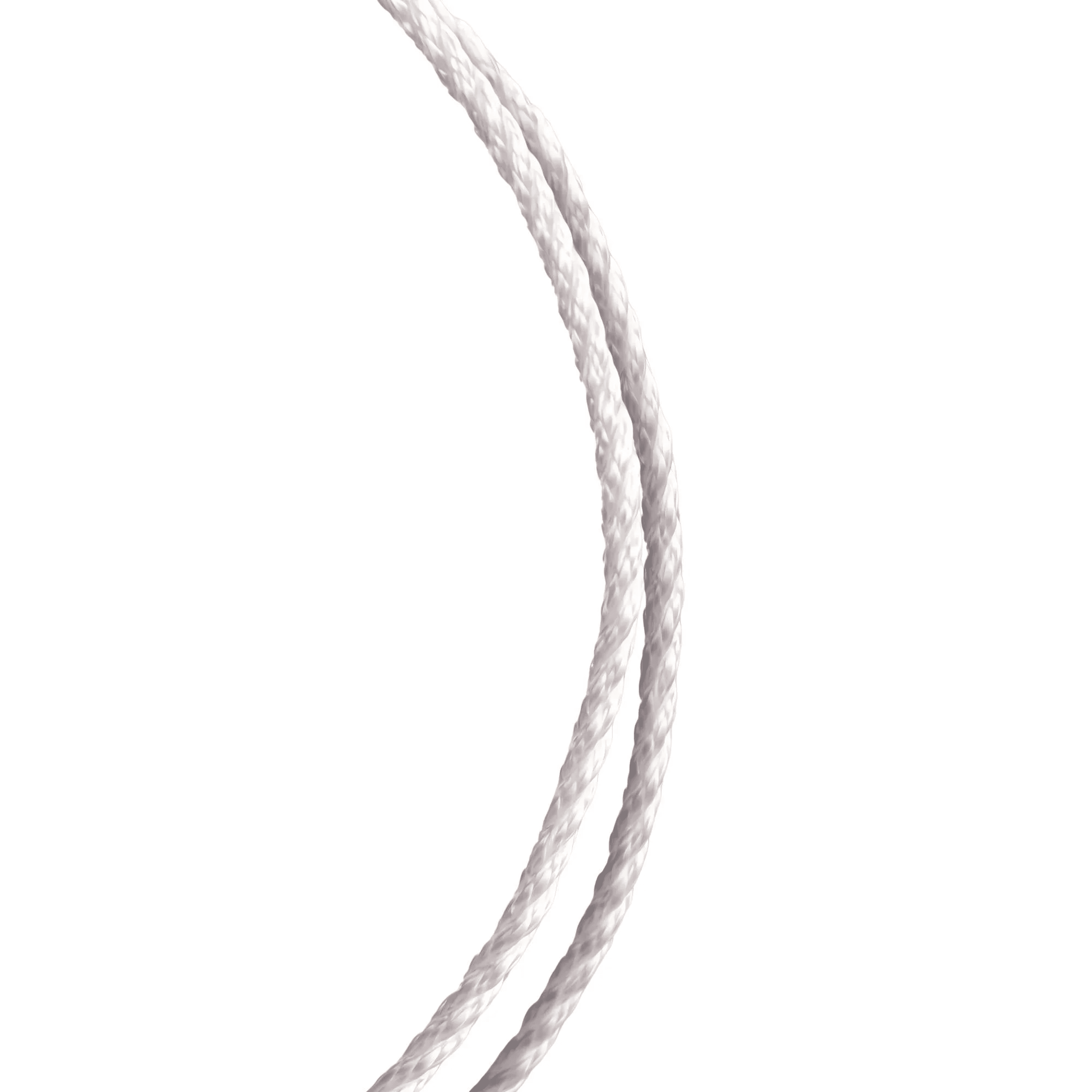 Hyper Tough Diameter 3/16 inch, 100 feet White Nylon Blend Twisted Rope, 1 Each