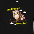 thumbnail image 4 of Inktastic My Grandma Loves Me Owl Boys or Girls Baby T-Shirt, 4 of 5
