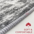 thumbnail image 4 of iOhouze 3x5 Area Rug Modern Abstract Washable Rugs Non slip Soft Low Pile Print Distressed Gray Abstract Carpet for Bedroom Living Room Laundry, 4 of 7