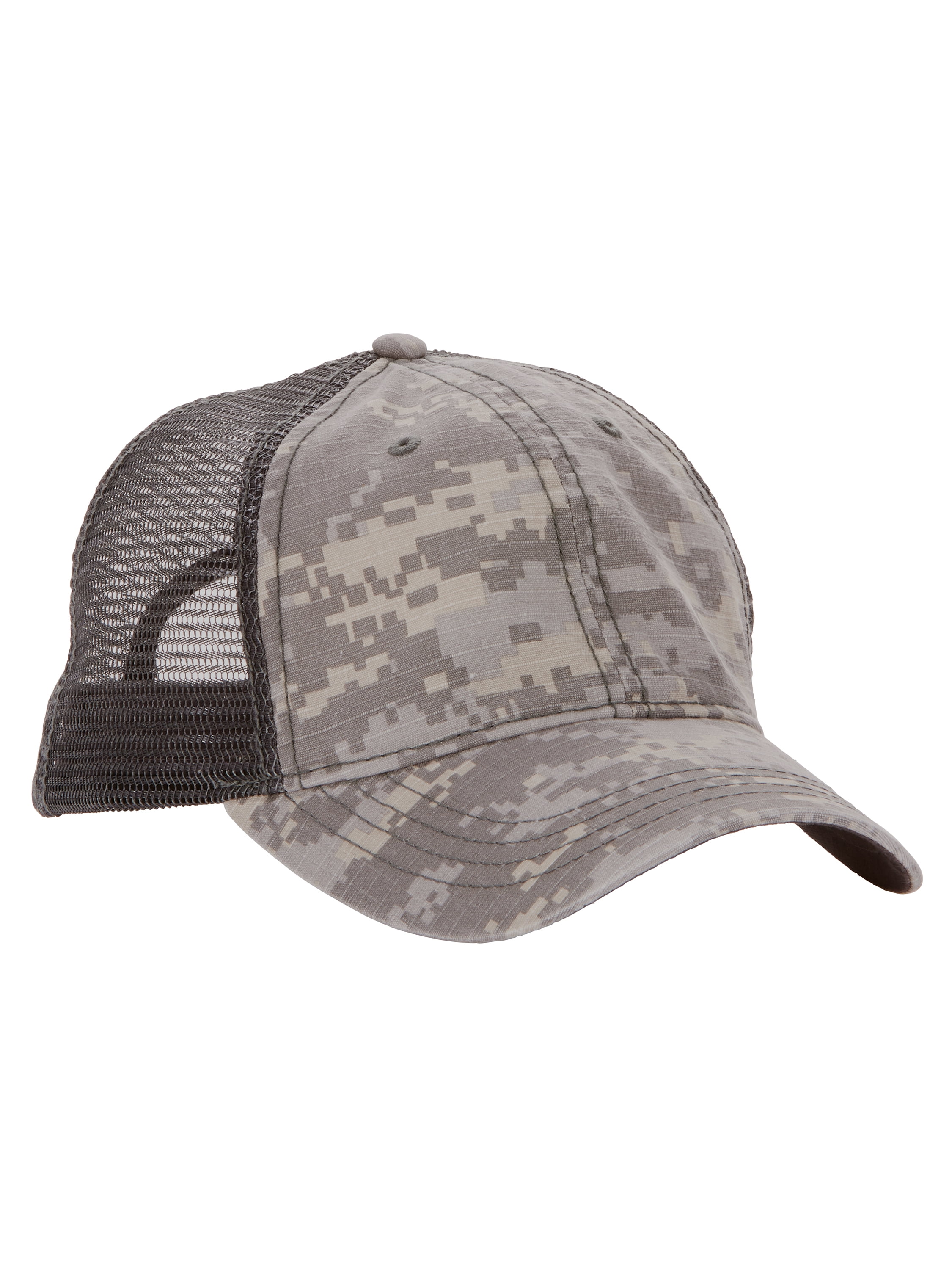 George Men's Camo Baseball Hat with Mesh Back Panel and Plastic Snap ...