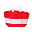 thumbnail image 3 of Cesta para niños, cesta para guardar bicicletas, cesta para manillar de bicicleta. Rojo, 3 of 9