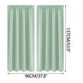 thumbnail image 3 of Begzeat Blackout Curtains for Bedroom，Thermal Insulated 100% Blackout Curtains for Bedroom with Black Liner, Double Layer Full Room Darkening Noise Reducing Grommet Curtain (Beige), 3 of 7