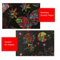 thumbnail image 3 of Chainplus Scratch Paper Art Set for Kids, 100 Sheets Scratch Paper Art Notebooks Scratch it Off Art Supplies for 6 7 8 9 10 11 12 Year Old Girls Boys Birthday Game Party Favor Easter Toy, 3 of 7