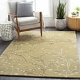 thumbnail image 2 of Hauteloom Bowbells Wool Living Room, Bedroom Area Rug - Traditional, Transitional - Olive, Tan, Mustard - 8' x 10' Oval, 2 of 12