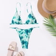thumbnail image 6 of SDNall Halter Bikini Sets for Women Color Tie Bikini Split Swimsuit Triangle Bikini Sizes:XS-XL, 6 of 9