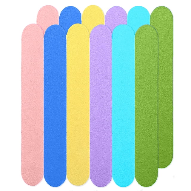 12 Uds Mini lima de uñas elegante y práctica lima de uñas para uñas naturales y postizas Emery Boards2628
