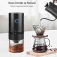 thumbnail image 4 of Moulin à Café Portable (Blanc), Petit Moulin à Café Conique Automatique Électrique, Rechargeable par Usb, 4 of 4