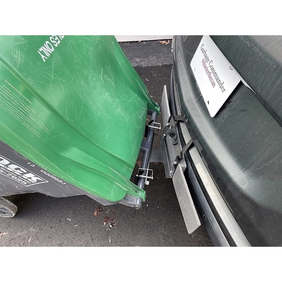American-Made Premium Bumper Mounted MT Wheeled Trash Can Hauling Hitch - by Garbage Commander