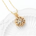 thumbnail image 3 of Personlized Lotus with Heart Urn for Ashes Cremation Jewelry for Ashes Urn Necklace Lockets for Human Ashes Pet Ashes Necklace, 3 of 5