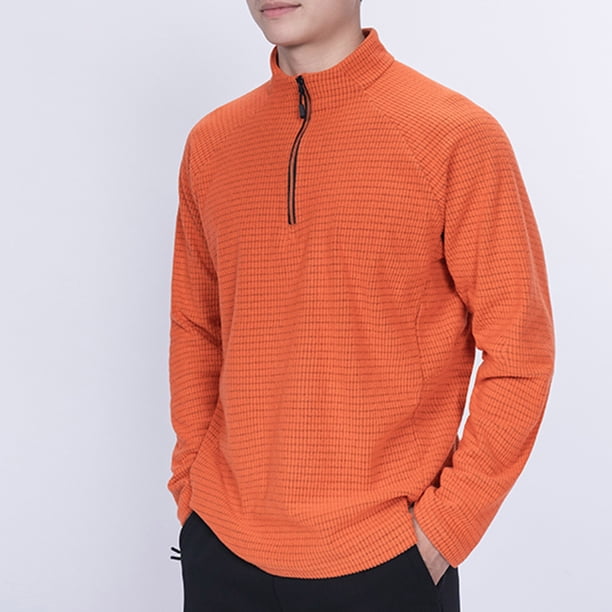 pstuiky Camisas de invierno de manga larga para hombre, Camiseta informal de cuello alto para hombre, camiseta deportiva informal, camiseta de manga larga, camiseta de cuello alto de manga larga xxl