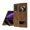 Nappa Brown, variant on MonsDirect for 7.6 inch Samsung Galaxy Z Fold 2 5G 2020 Case, Nappa Leather with Flip Folding Magnetic Face Cover, Window Design with Hidden Kickstand Full Protective for Galaxy Z Fold 2, Black